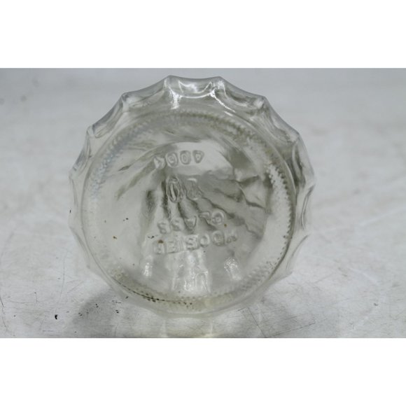 Vintage Clear Hoosier Glass 6" Swirl Bud Vase #4064 - Picture 6 of 8